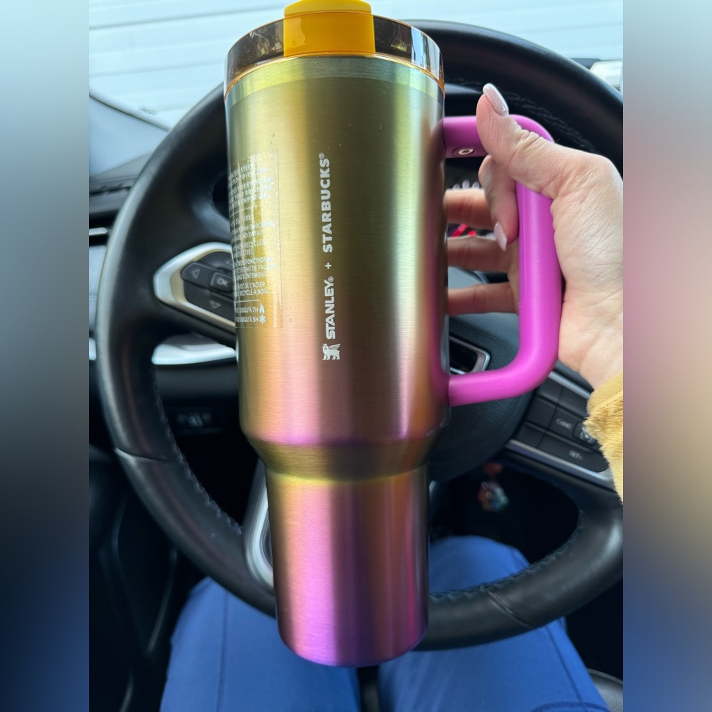 40 oz. Starbucks Stanley tumbler